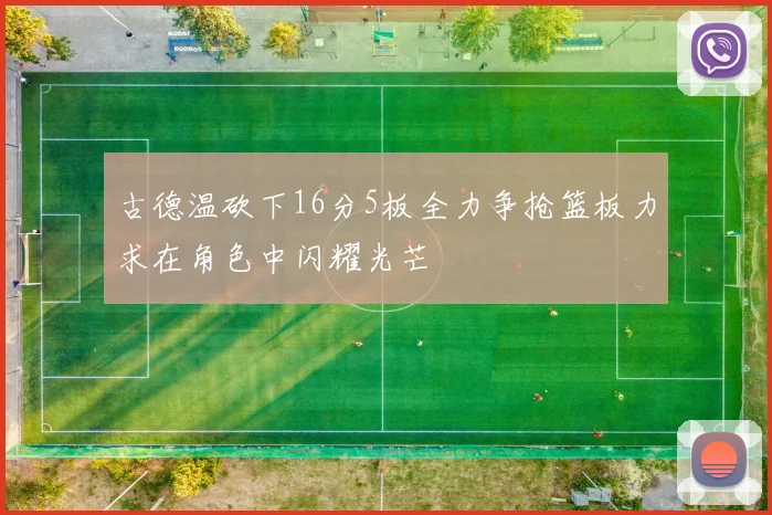 古德温砍下16分5板全力争抢篮板力求在角色中闪耀光芒